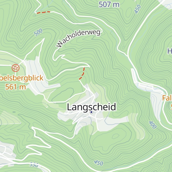 Map of Wacholderhütte