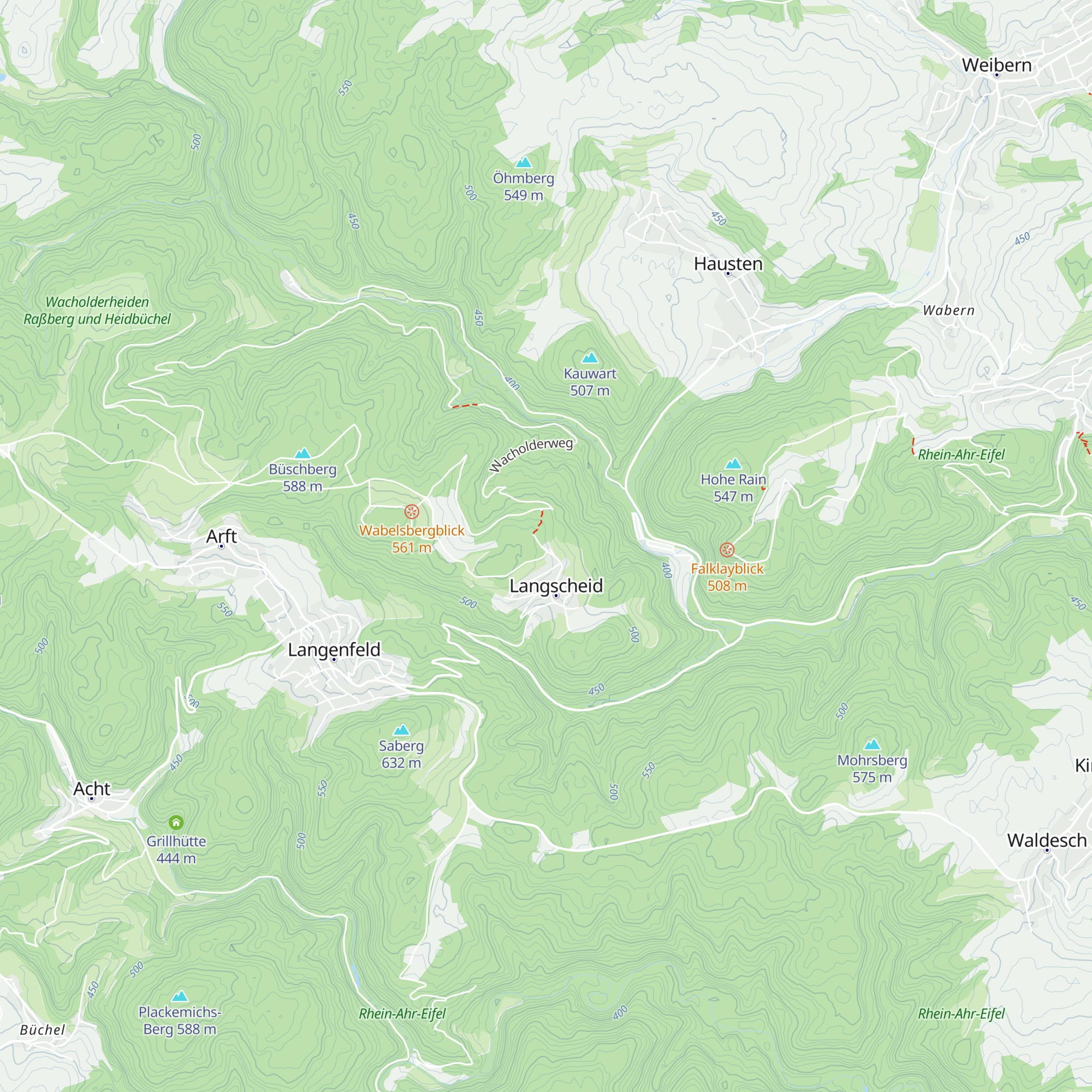 Wacholderhütte map