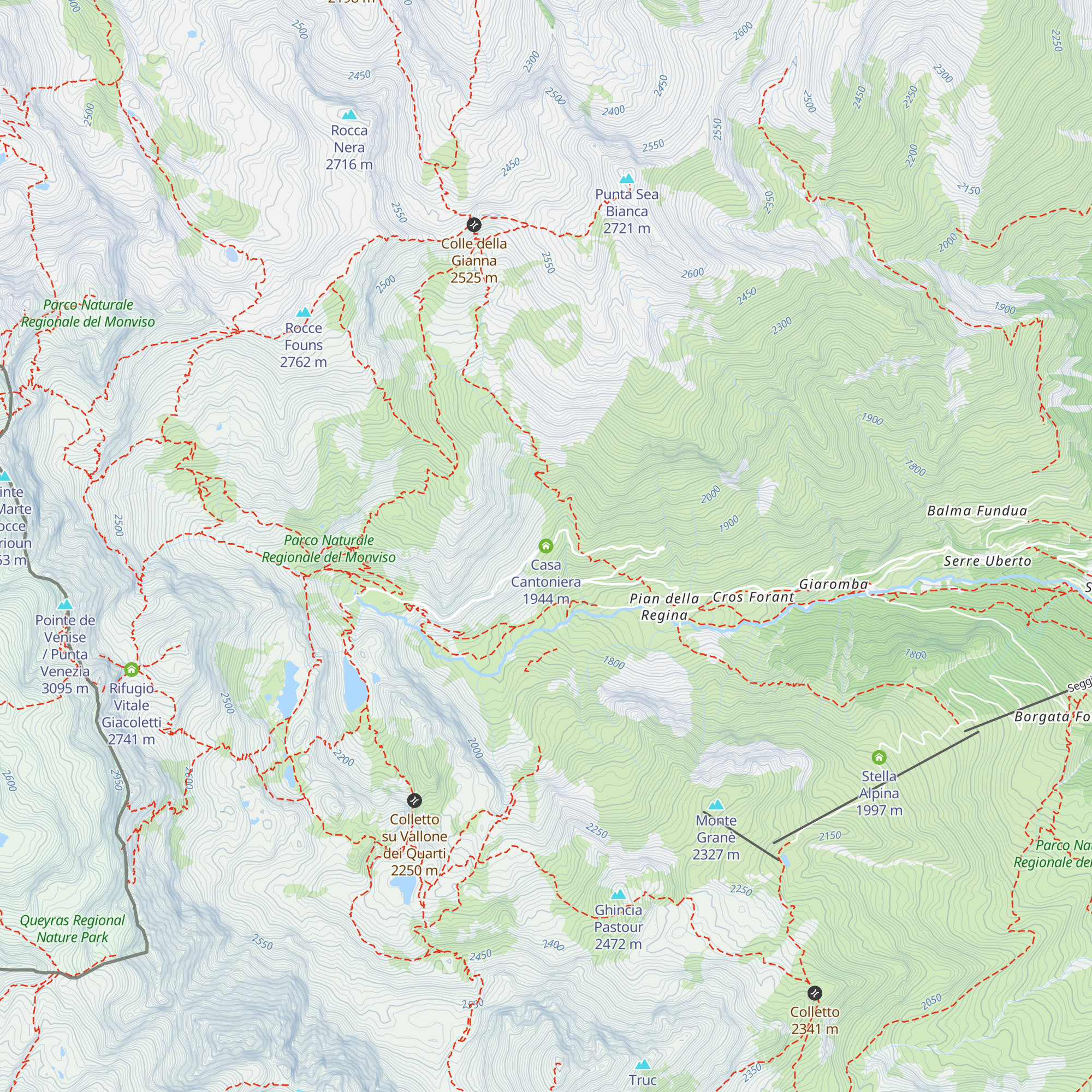 Casa Cantoniera map
