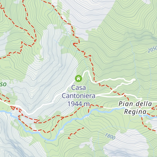 Map of Casa Cantoniera