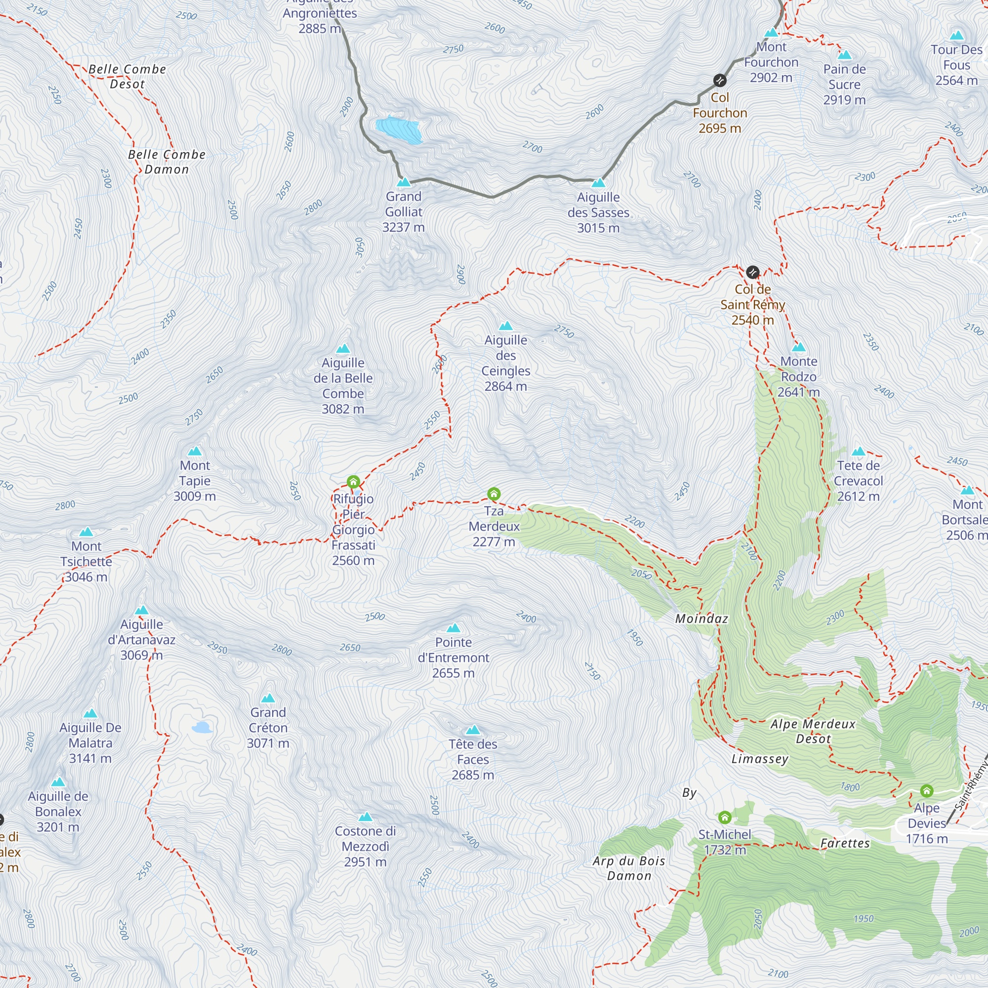 Tza Merdeux map