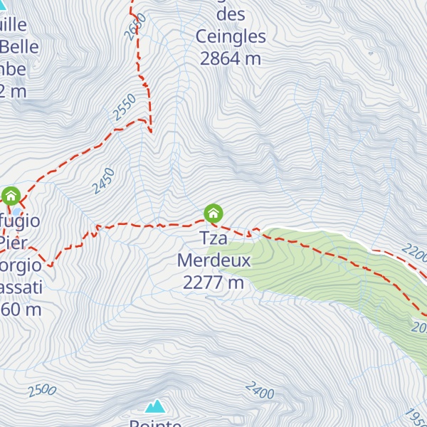Map of Tza Merdeux