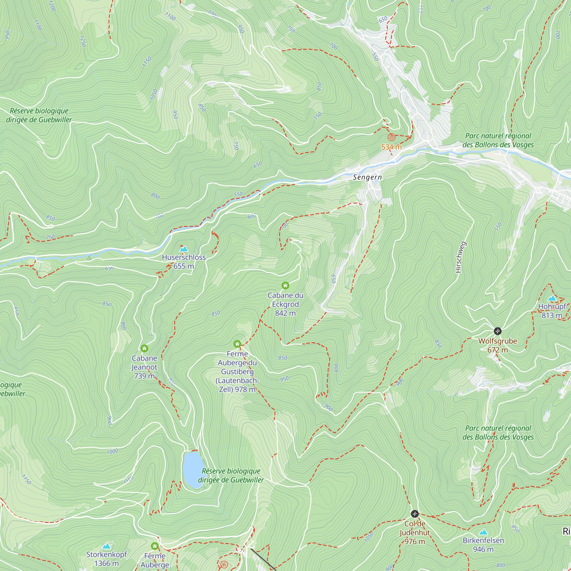 Cabane du Eckgrod map