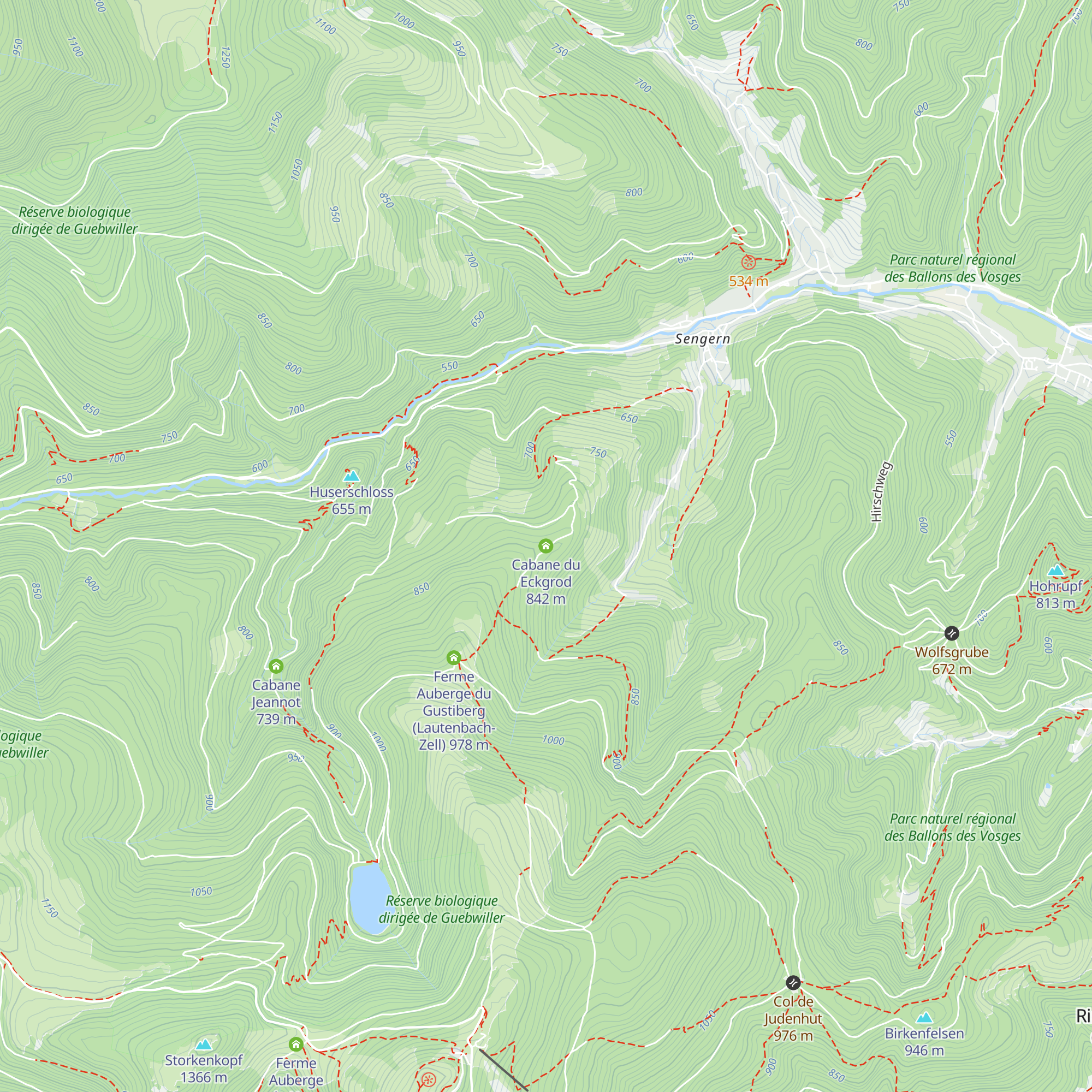 Cabane du Eckgrod map