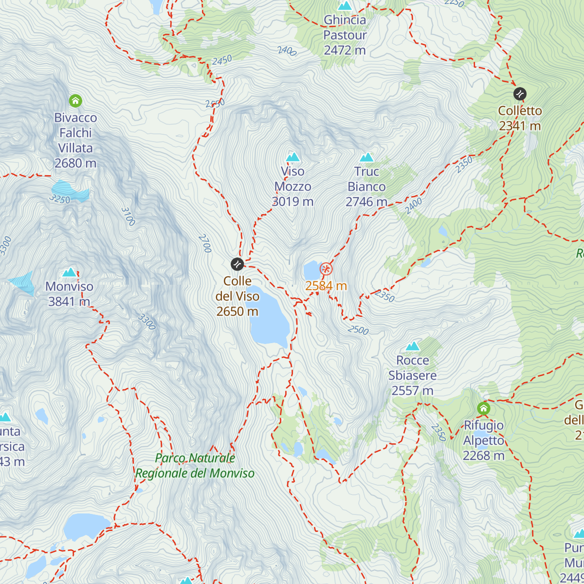 Depandance Rifugio Sella map
