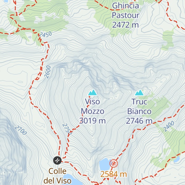 Map of Viso Mozzo