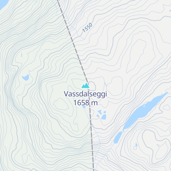 Map of Vassdalseggi