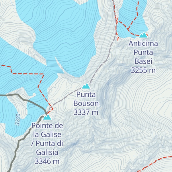 Map of Punta Bouson