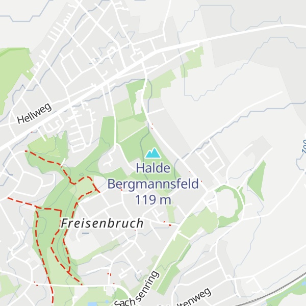 Map of Halde Bergmannsfeld