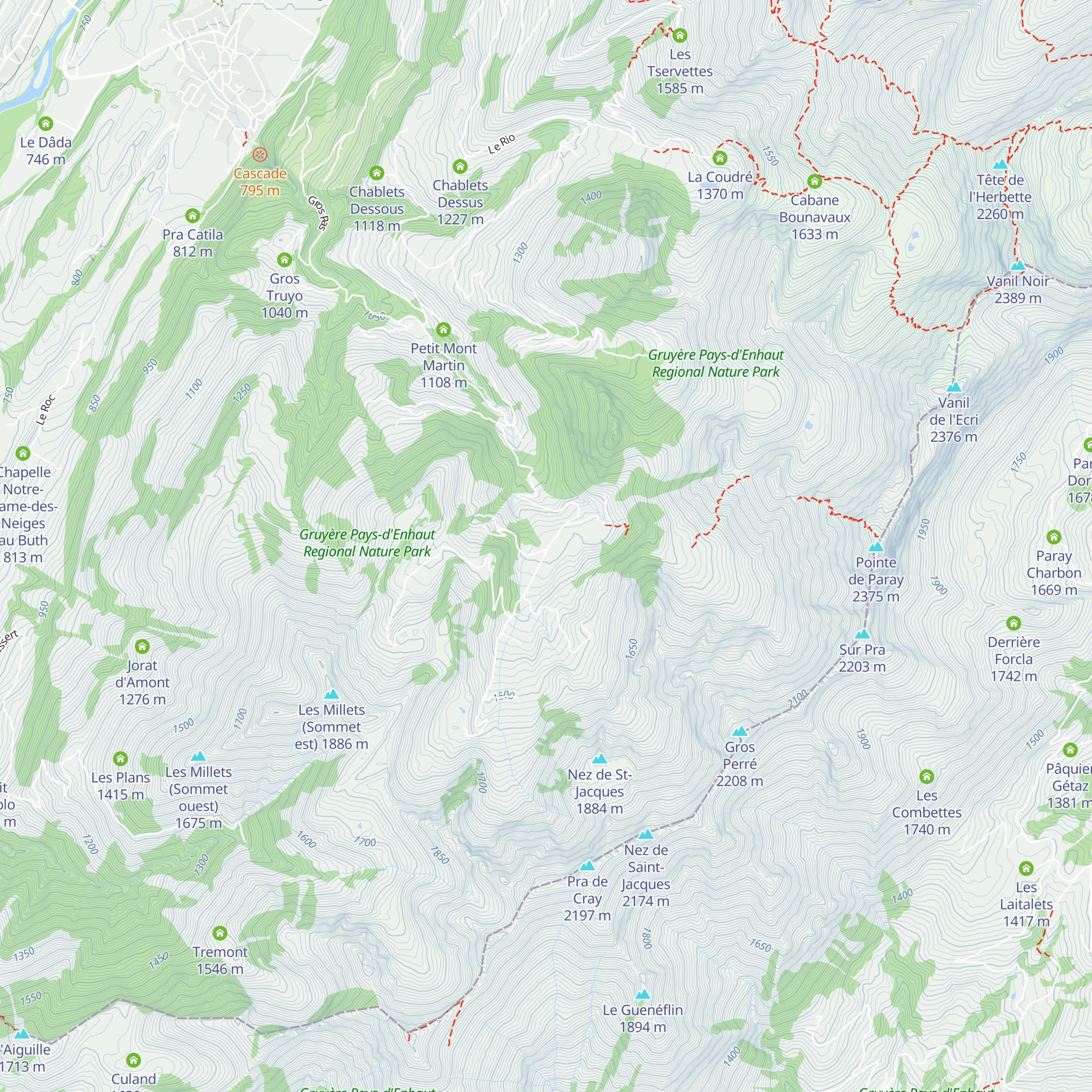 Liéry Odet map