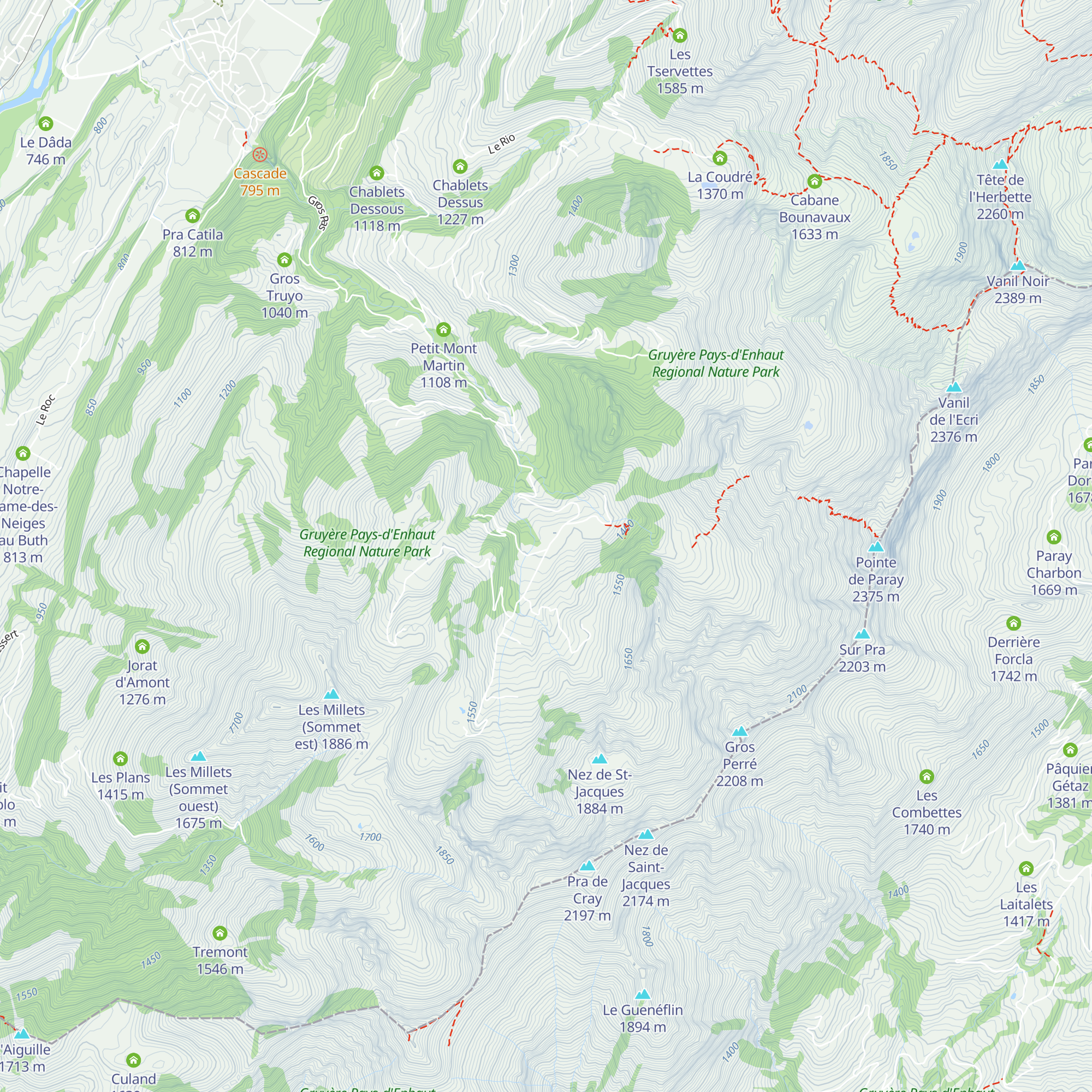 Liéry Odet map