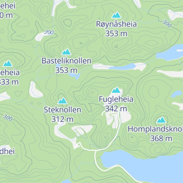 Map of Hesteheia