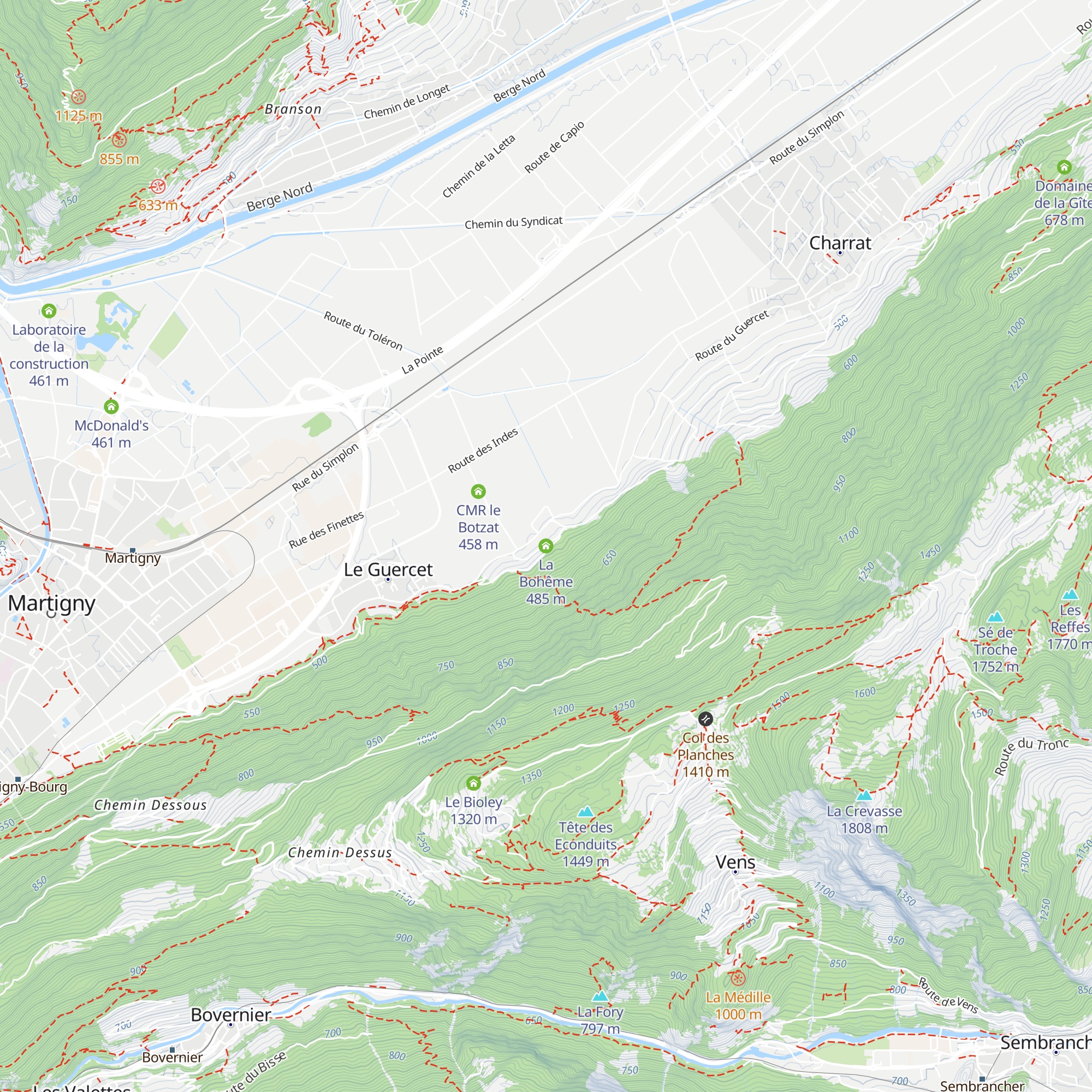 La Bohême map
