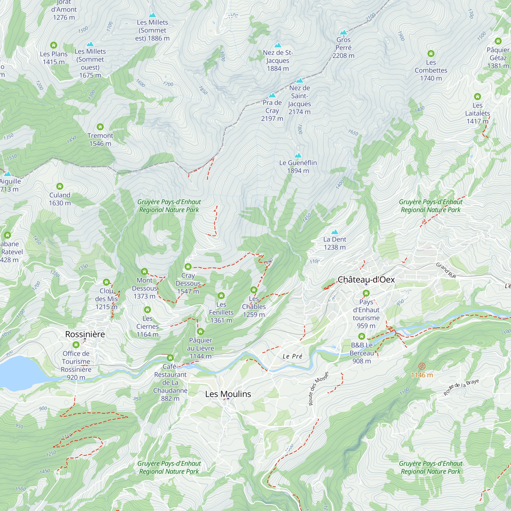Le Coulat map