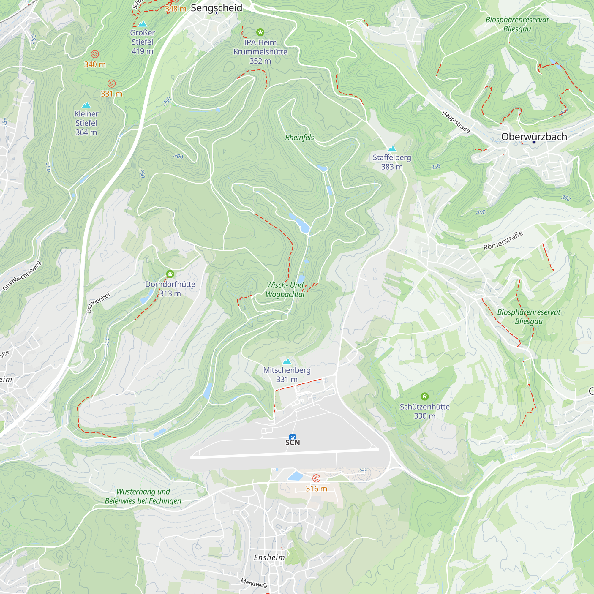 Wogbachtal-Hütte map