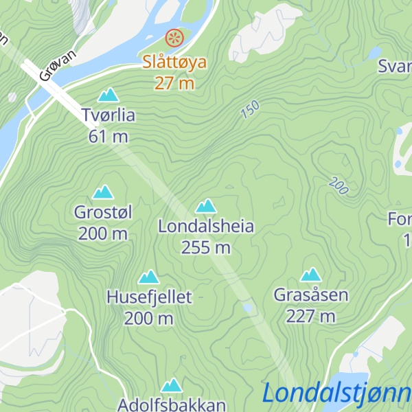 Map of Londalsheia