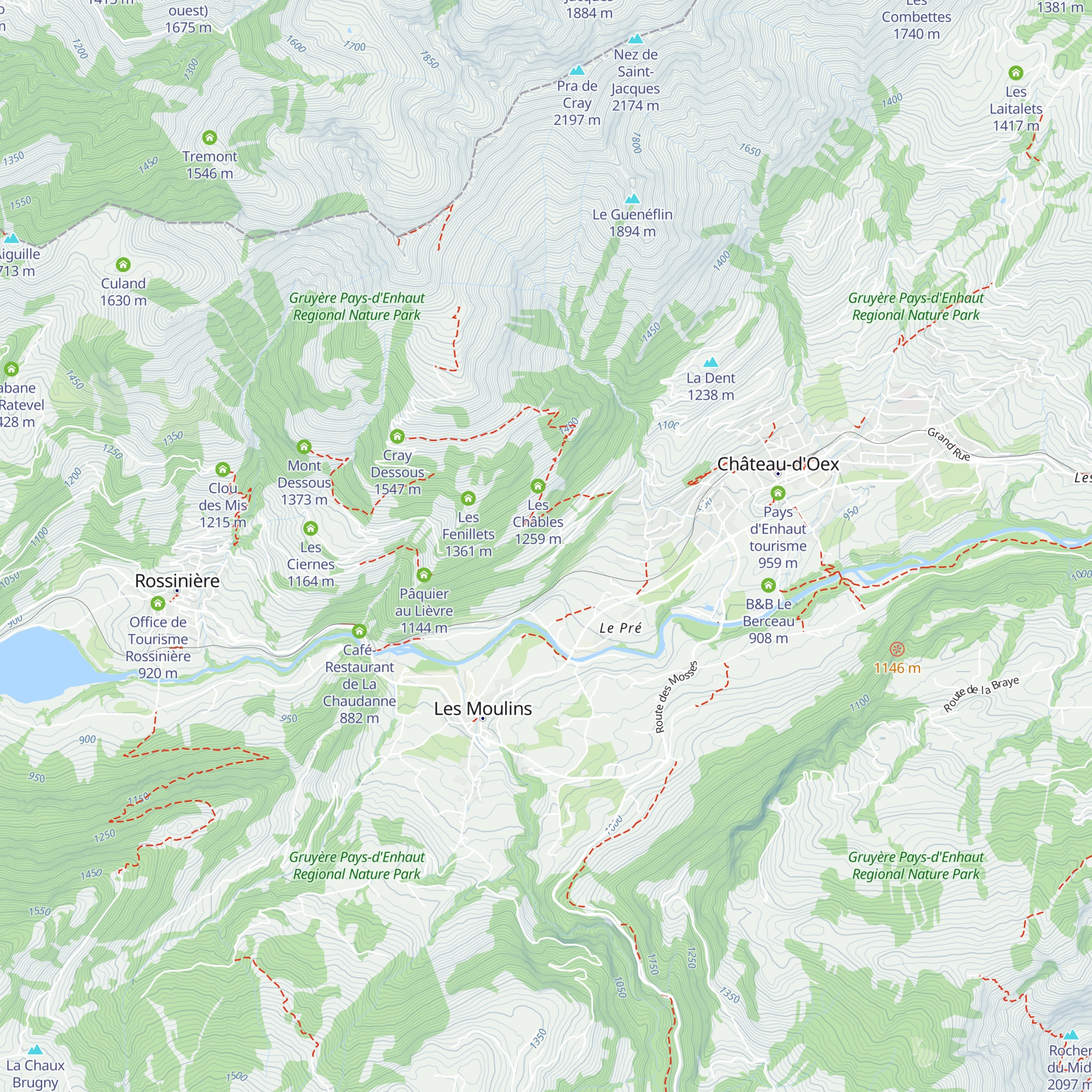Les Chenolettes map