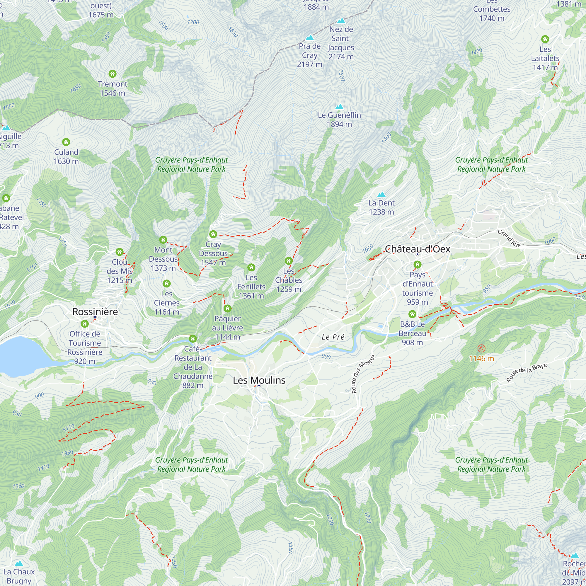 Les Chenolettes map