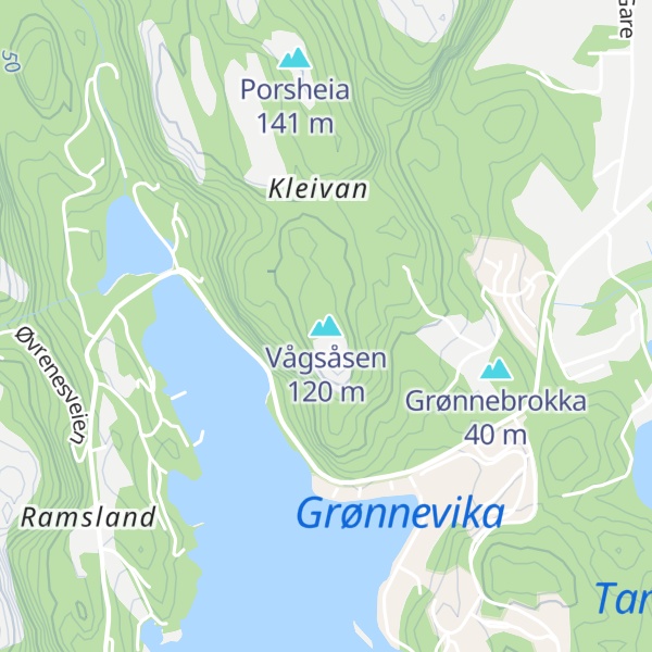 Map of Vågsåsen