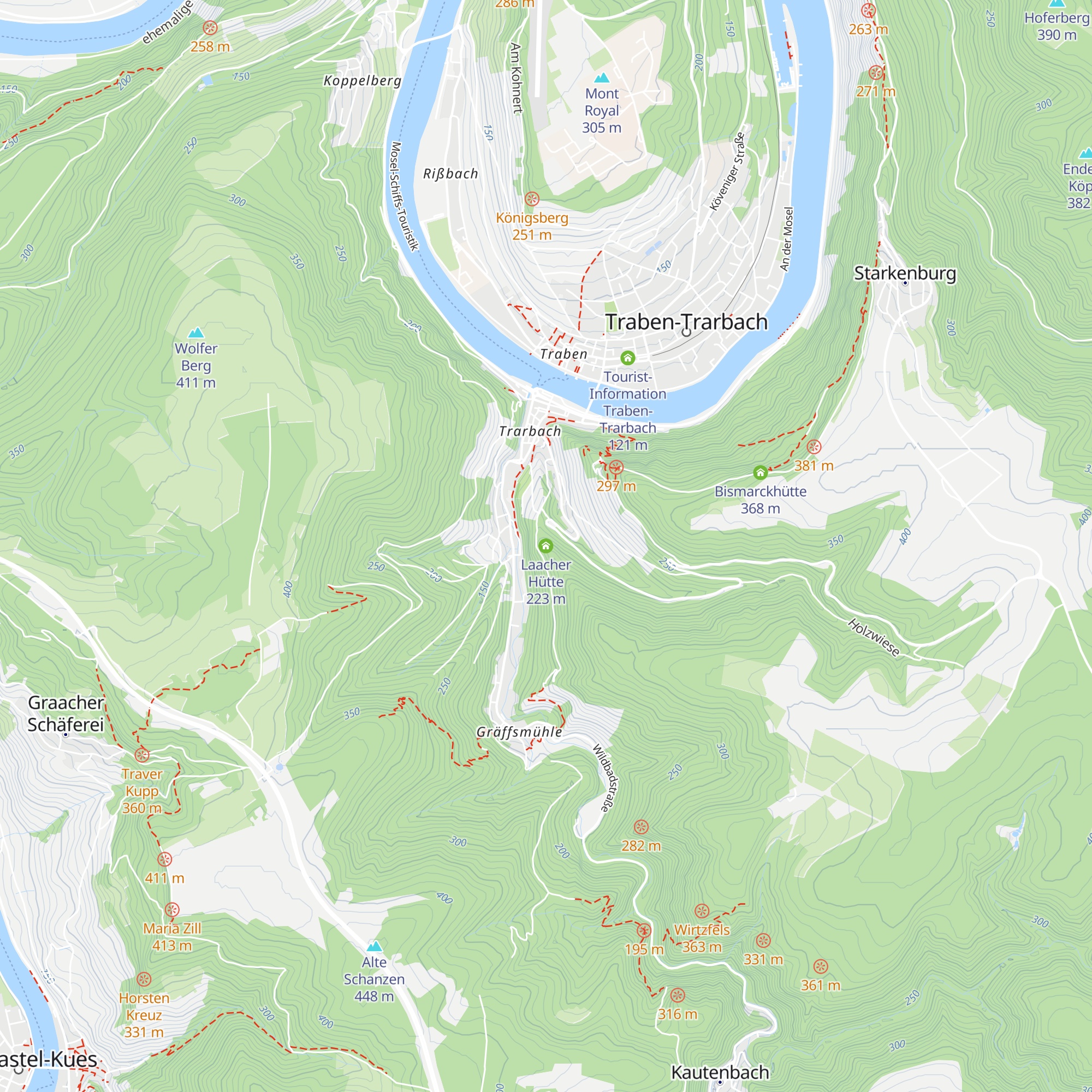 Laacher Hütte map