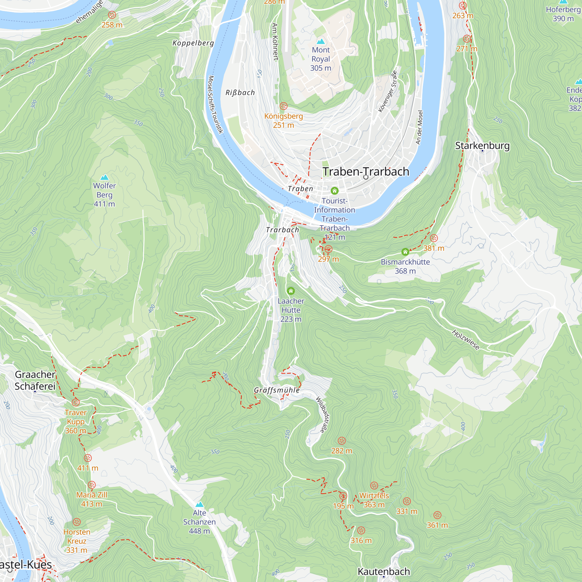 Laacher Hütte map