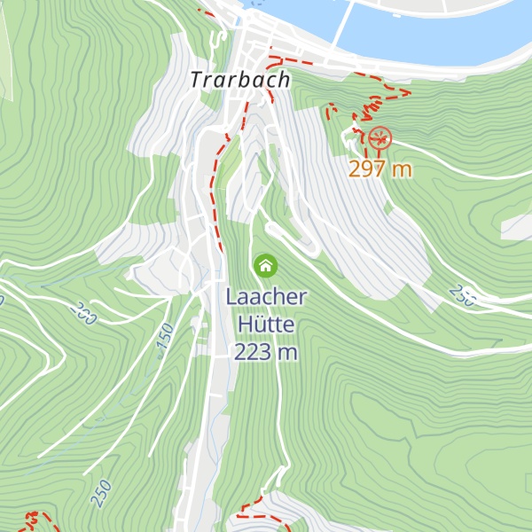 Map of Laacher Hütte