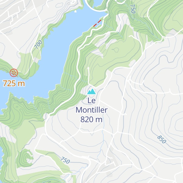 Map of Le Montiller