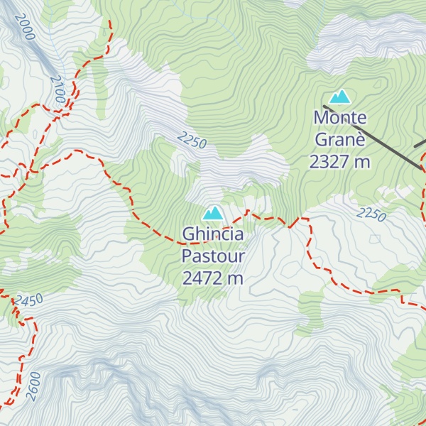 Map of Ghincia Pastour