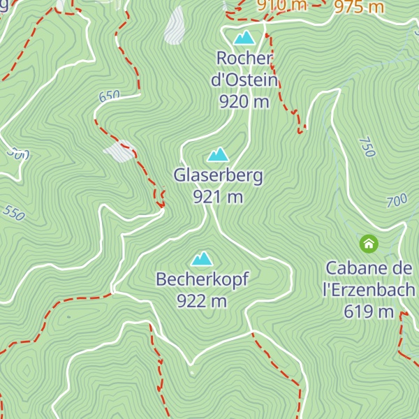 Map of Baecherkopf-Hislà