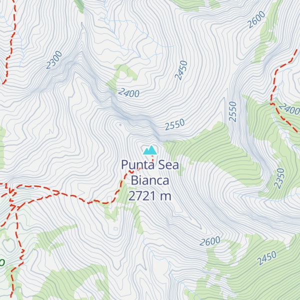 Map of Punta Sea Bianca