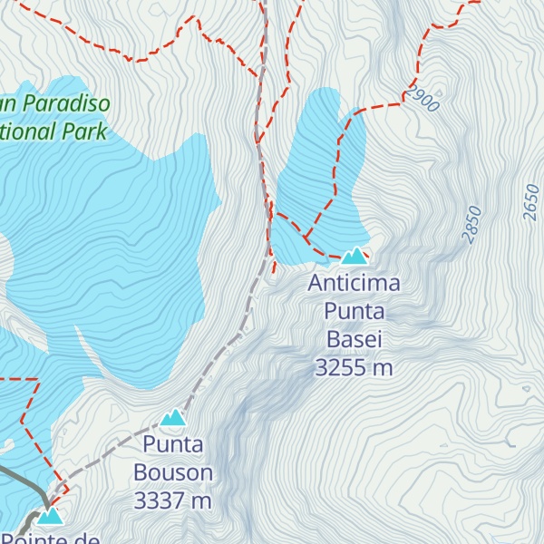 Map of Punta Basei