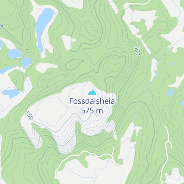 Map of Fossdalsheia