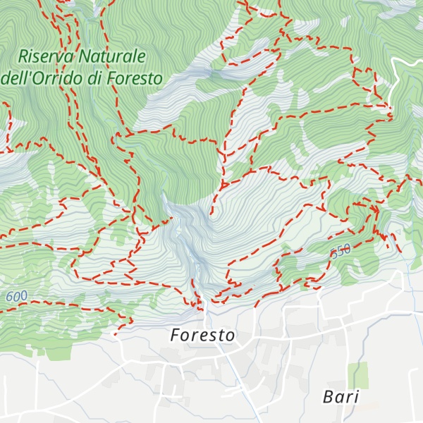 Map of Truc San Martino