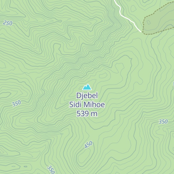 Map of Djebel Sidi Mihoe