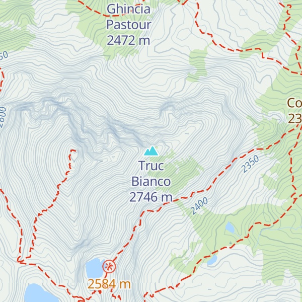 Map of Truc Bianco
