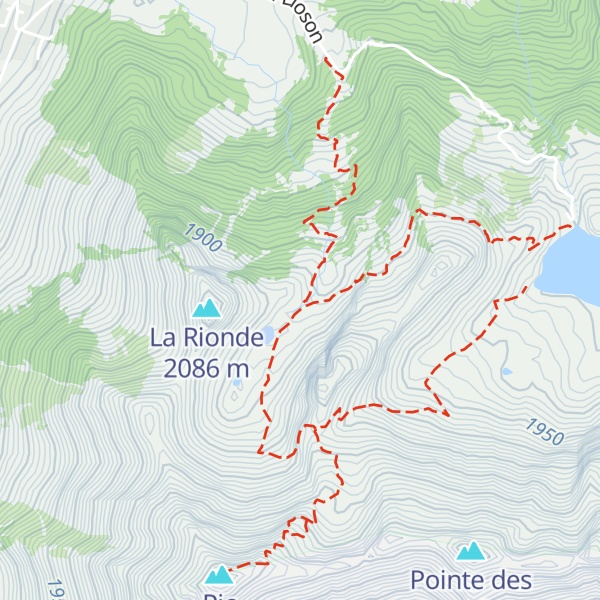 Map of Buvette d'alpage des Petits Lacs