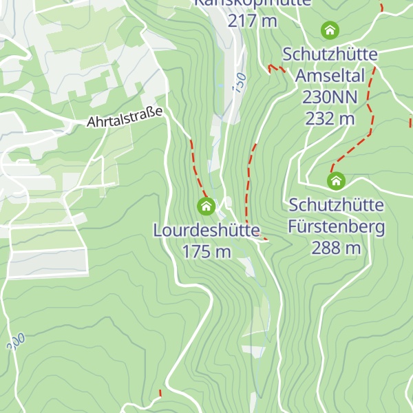 Map of Lourdeshütte