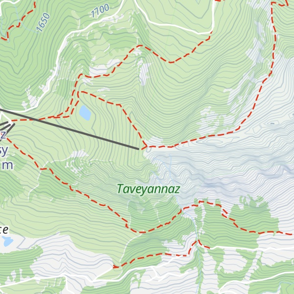 Map of La Chaux-Ronde