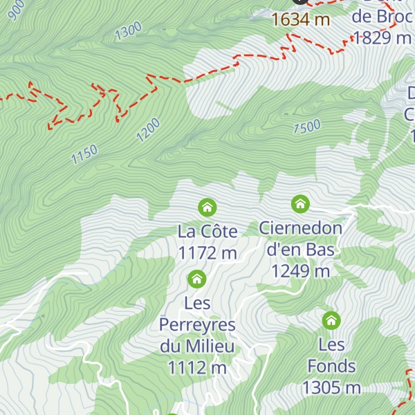 Map of La Côte