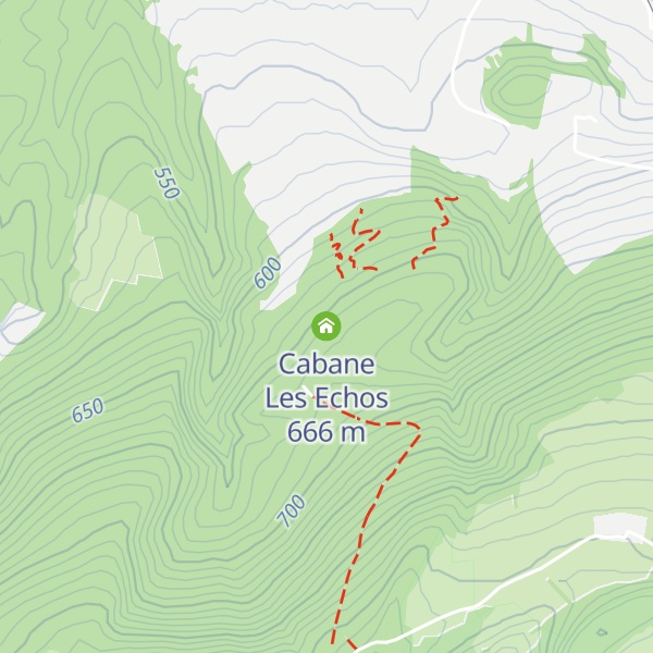 Map of Cabane Les Echos