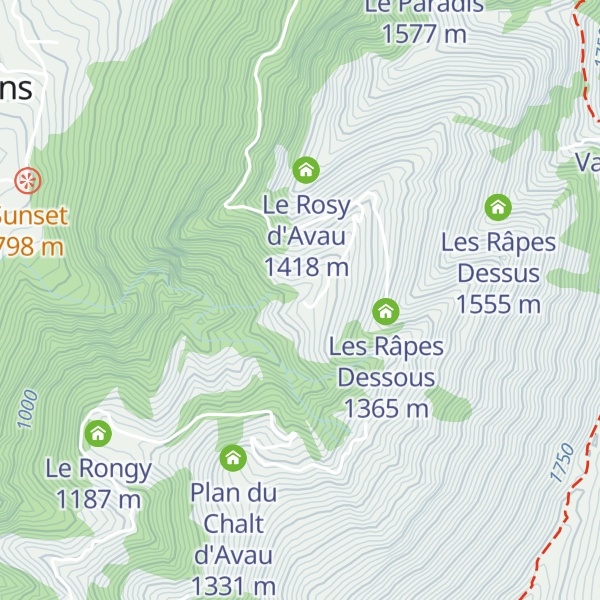 Map of La Cierne