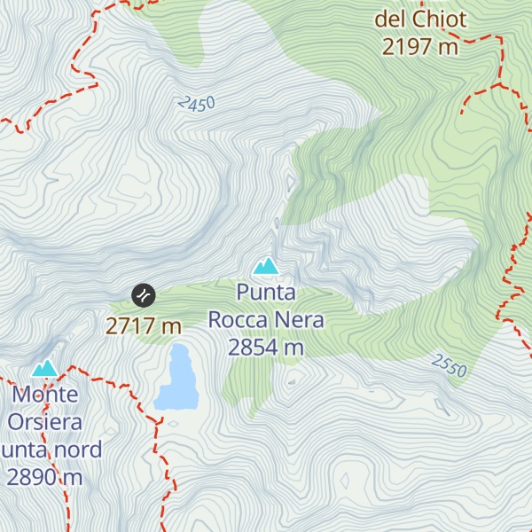Map of Punta Rocca Nera