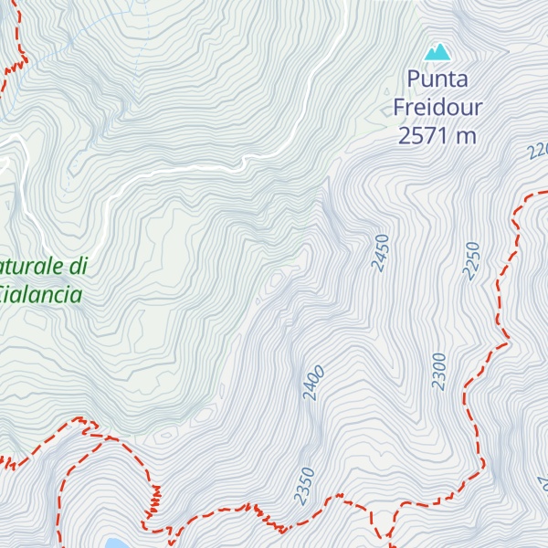 Map of Punta Pilone