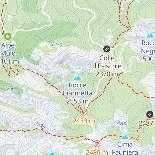 Map of Rocce Ciarmetta