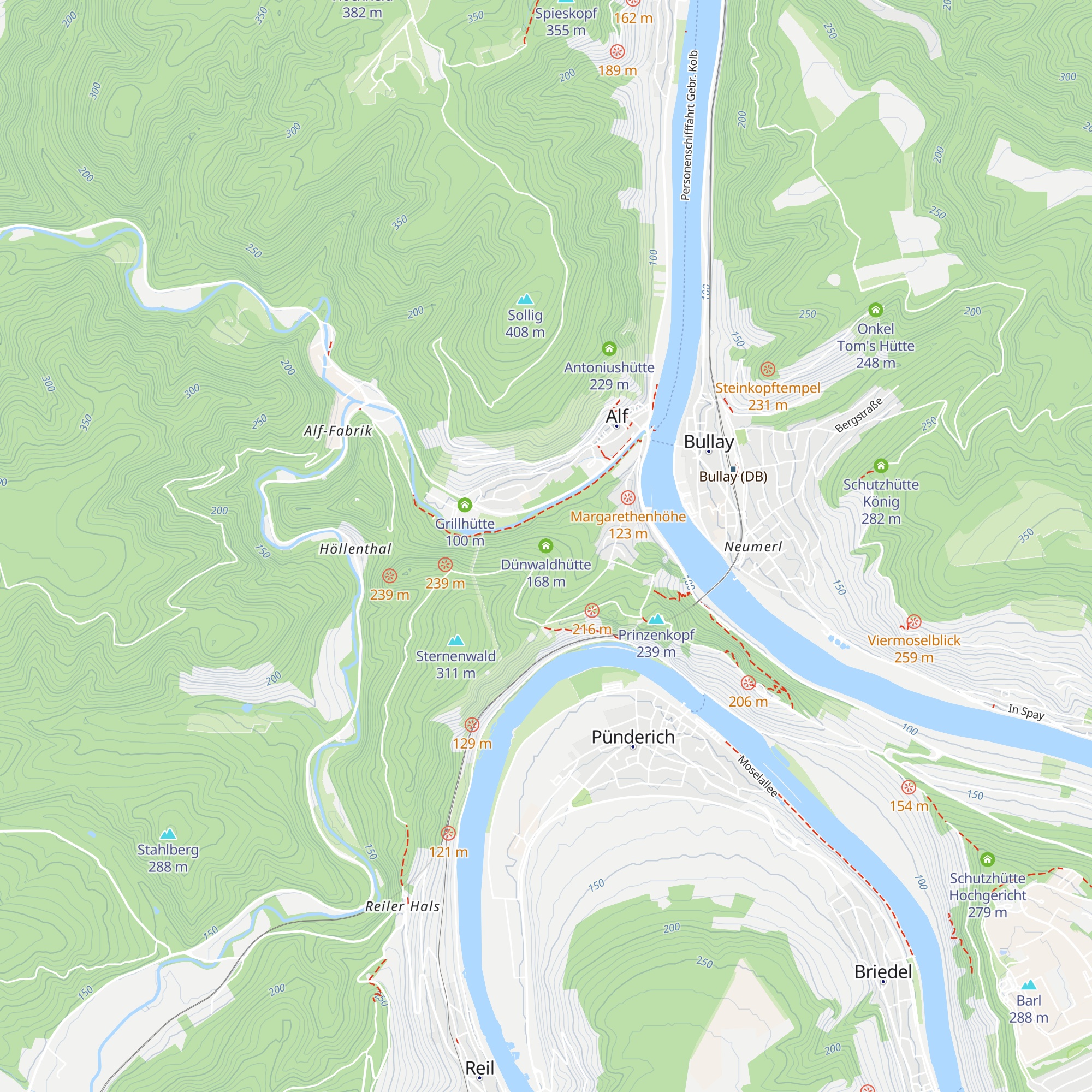 Dünwaldhütte map