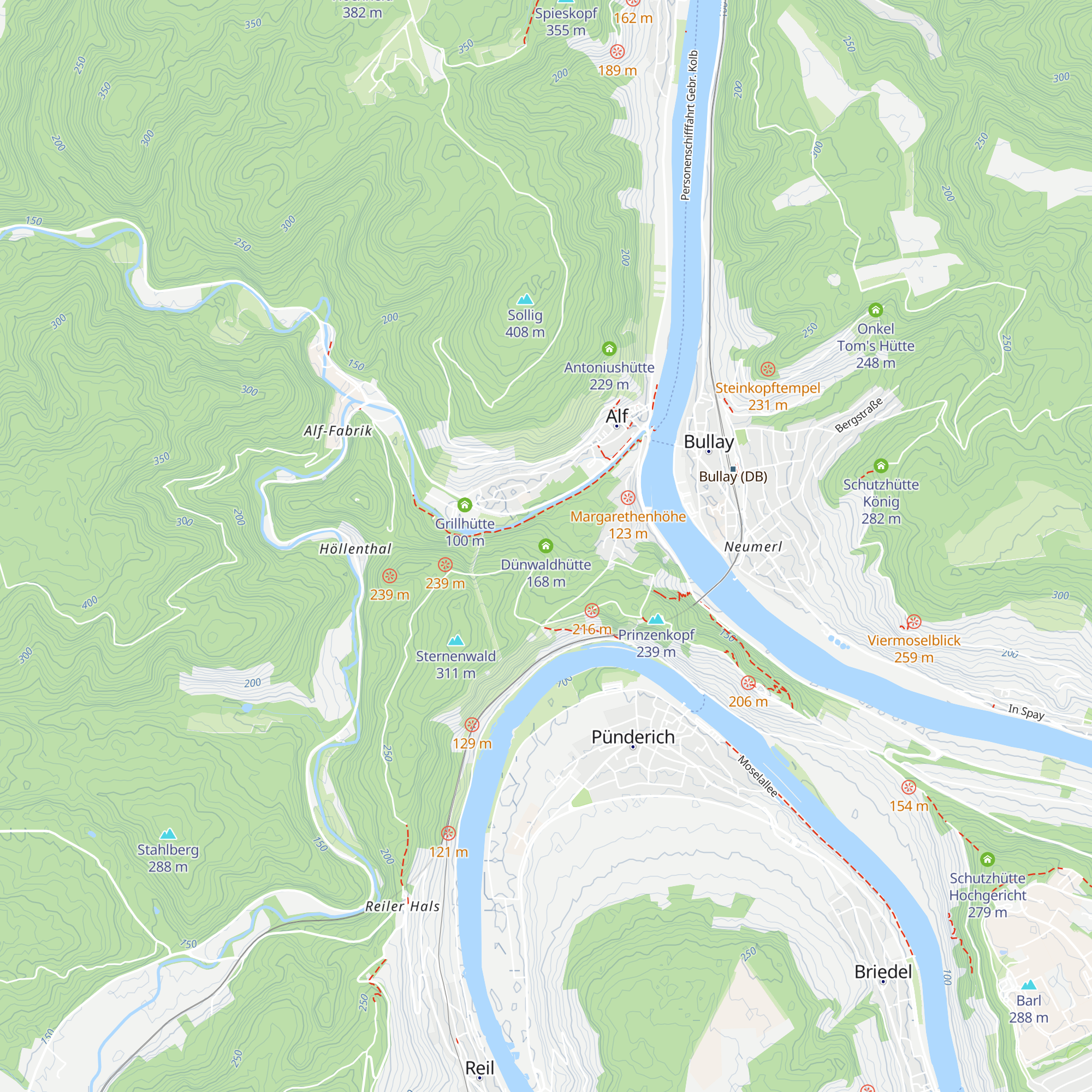 Dünwaldhütte map