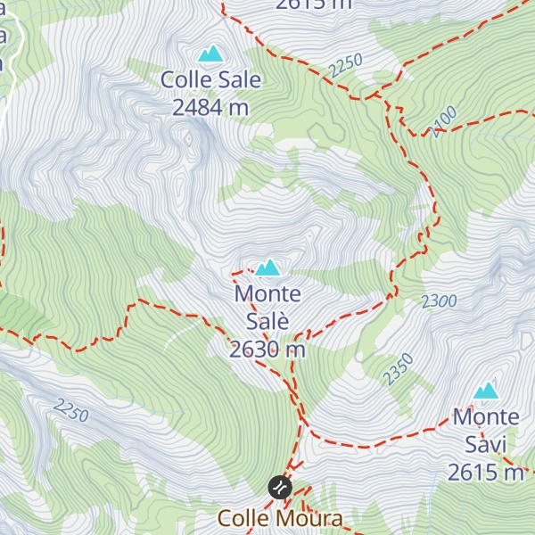 Map of Monte Salè