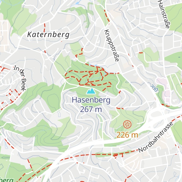 Map of Hasenberg