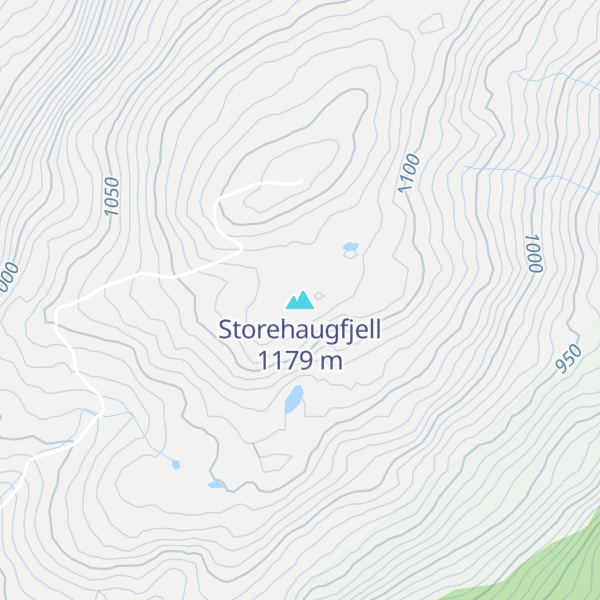 Map of Storehaugfjell