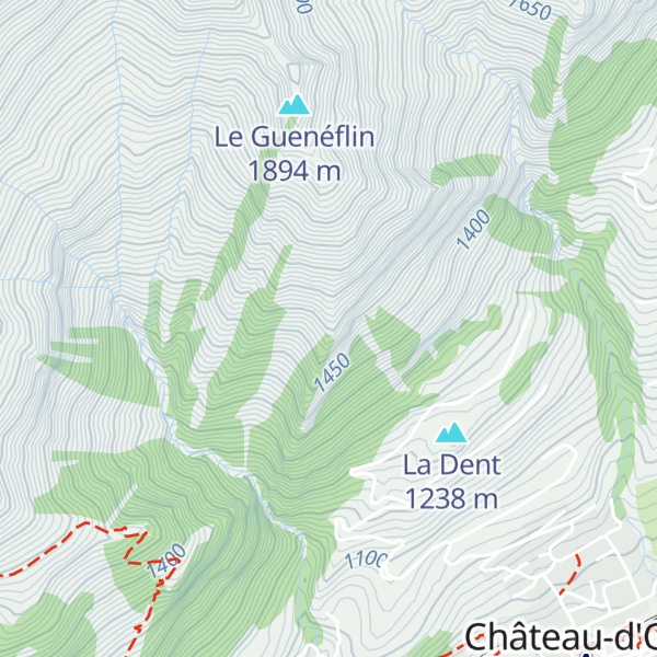 Map of La Cabane des Choucas
